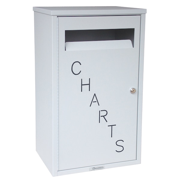 Omnimed Medical Records Drop Box, Light Gray 209100_LG - main